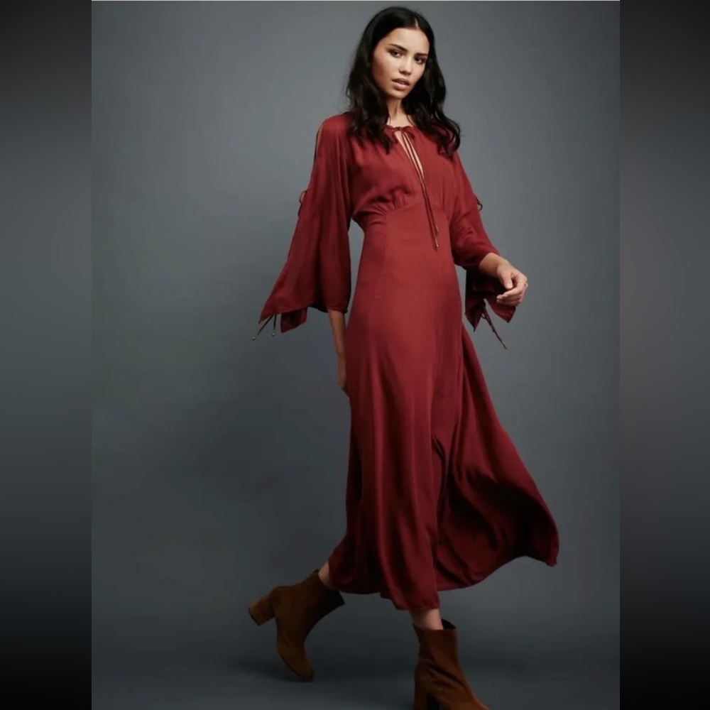 Free People Prettiest Thing Midi Dress